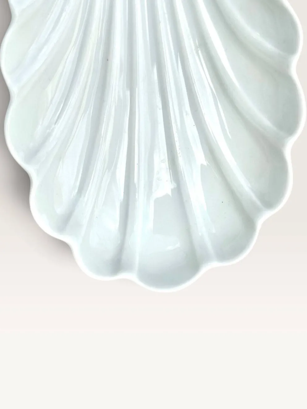 Trio de coupelles coquillage en porcelaine blanche Pillivuyt