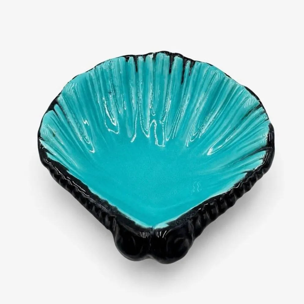 Trio de coupelles coquillages en céramique années 1950/60
