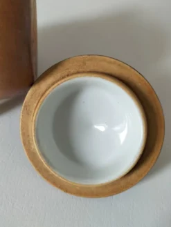 Trio de mini cocottes Pillivuyt en porcelaine – années 30-40
