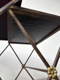 Trio de tables gigognes dans le goût de Jacques Adnet, années 50