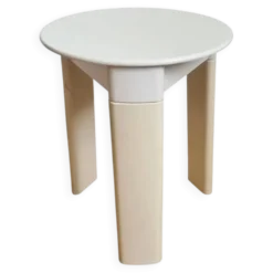 Trio de tabourets ou tables d'appoint du milieu du siècle, Olaf Von Bohr pour Gedy, Italie, années 1970.