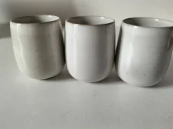 Trio gobelets grès Atelier Hurtault Puisaye