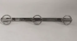 Triple patères Art Déco de Jean Royère Largeur 45 cm