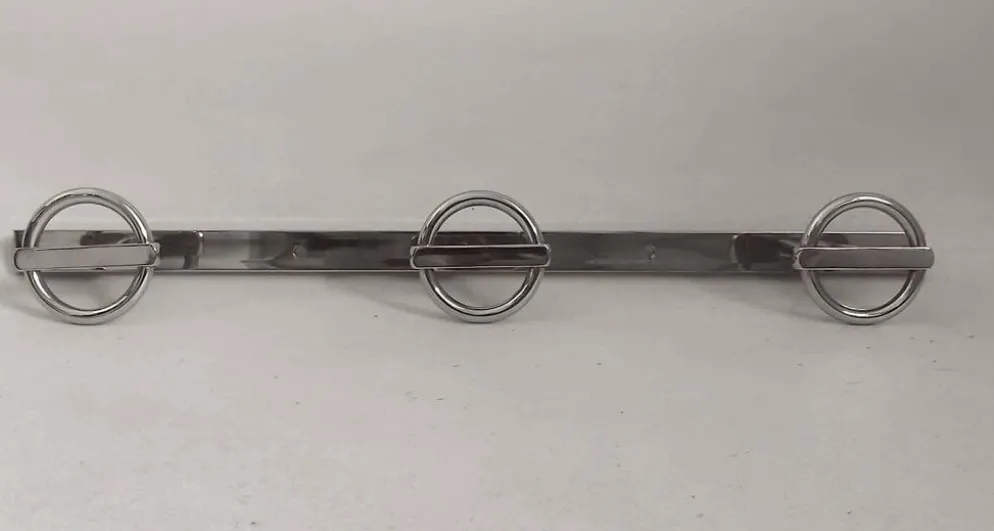 Triple patères Art Déco de Jean Royère Largeur 45 cm