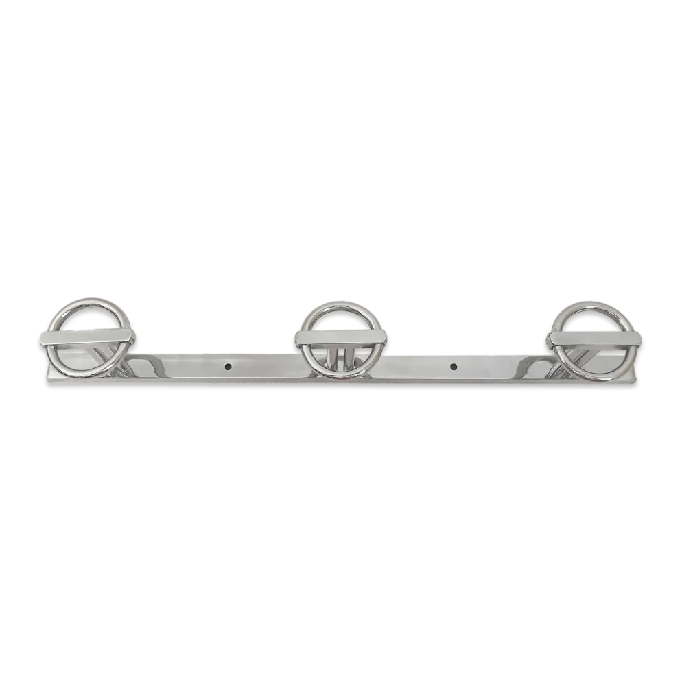 Triple patères Art Déco de Jean Royère Largeur 45 cm