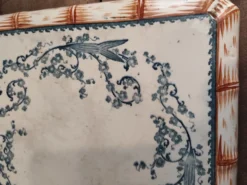 Trivet antique en porcelaine Français
