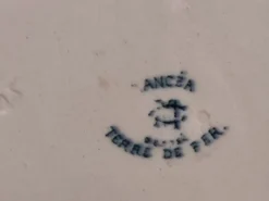 Trivet antique en porcelaine Français