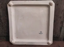 Trivet antique en porcelaine Français