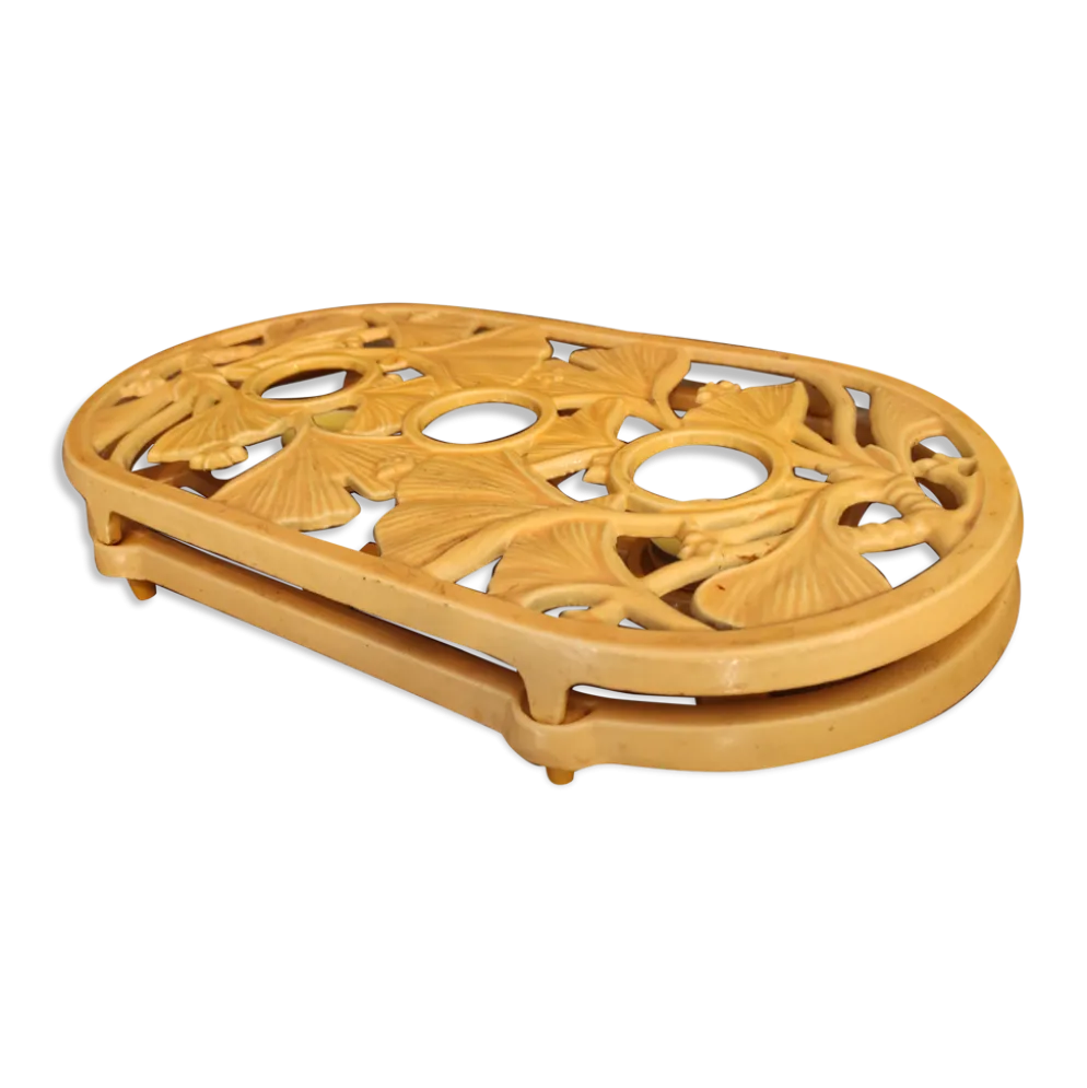 Trivet vintage français spécial pour garder les aliments au chaud