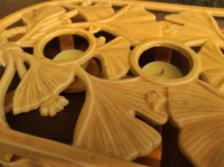Trivet vintage français spécial pour garder les aliments au chaud