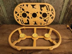 Trivet vintage français spécial pour garder les aliments au chaud