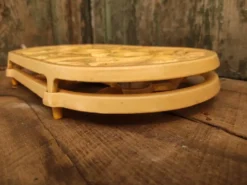 Trivet vintage français spécial pour garder les aliments au chaud