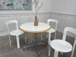 Trois tables bistrot Pierretti pour Castelli 1970