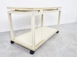 Trolley vintage par Pierre Vandel, années 1980