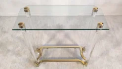 Très belle Console Vintage Années 80 DLG Roméo Réga