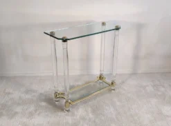 Très belle Console Vintage Années 80 DLG Roméo Réga