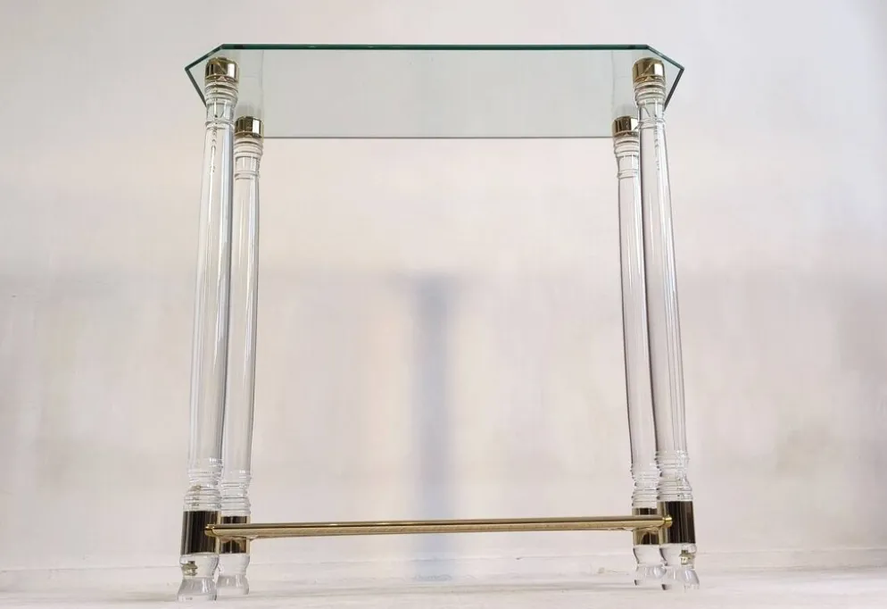 Très belle Console Vintage Années 80 DLG Roméo Réga