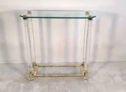 Très belle Console Vintage Années 80 DLG Roméo Réga