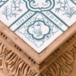Très grand dessous de plat terre de fer XIXe Le Favori oiseau