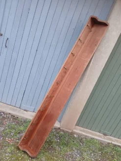 Très grande étagère/ casserolier ancien en bois