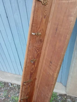 Très grande étagère/ casserolier ancien en bois