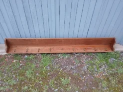 Très grande étagère/ casserolier ancien en bois