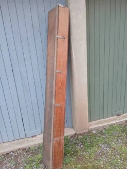 Très grande étagère/ casserolier ancien en bois