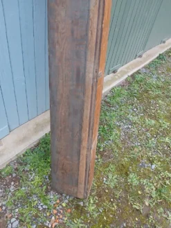 Très grande étagère/ casserolier ancien en bois