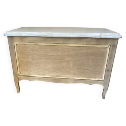 Très joli coffre à jouets vintage coeur style L. Ashley amovible
