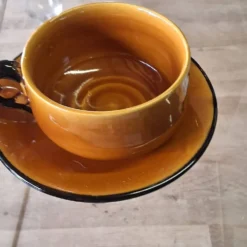 Très joli lot de service à café de chez Vallauris en bon état.