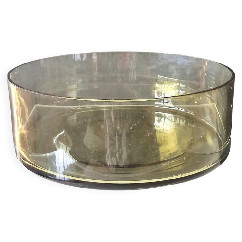 Très joli saladier en verre vintage en très bon état