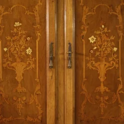 Trumeau italien en bois marqueté dans le style Louis XV