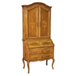 Trumeau italien en bois marqueté dans le style Louis XV
