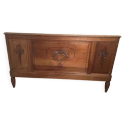 Tête de lit art deco en noyer