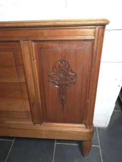 Tête de lit art deco en noyer
