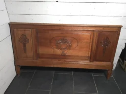 Tête de lit art deco en noyer