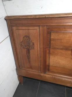 Tête de lit art deco en noyer