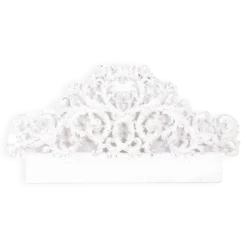 Tête de lit de style Rocaille en bois sculpté et laqué, circa 1900