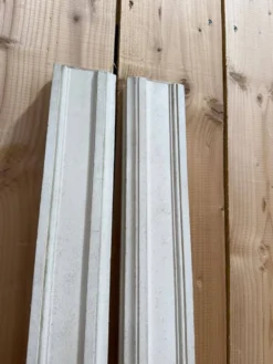 Tête de lit double – Style Louis XVI – Bois laqué & Cannage rotin