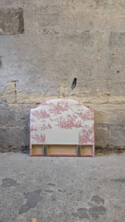 Tête de lit en toile de jouy