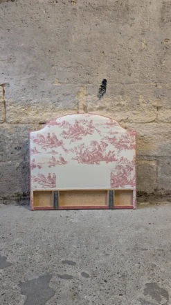 Tête de lit en toile de jouy