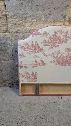 Tête de lit en toile de jouy