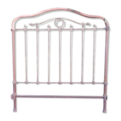 Tête de lit Napoléon III en fer et laiton L127xH139