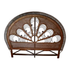 Tête de lit peacock marron