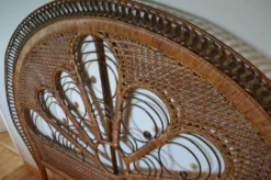 Tête de lit peacock marron