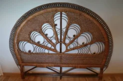 Tête de lit peacock marron