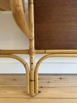 Tête de lit vintage en rotin