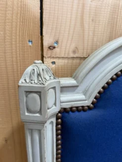 Tête et pied de lit – Style Louis XVI – Bois peint – Atelier parisien