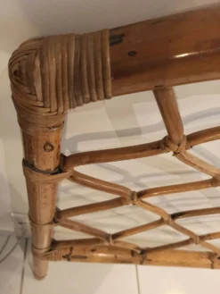 Têtes de lit en rotin vintage