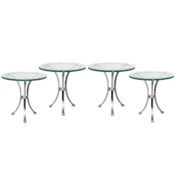 Un ensemble de quatre tables de bar de l'hôtel waldorf, new york c.1940